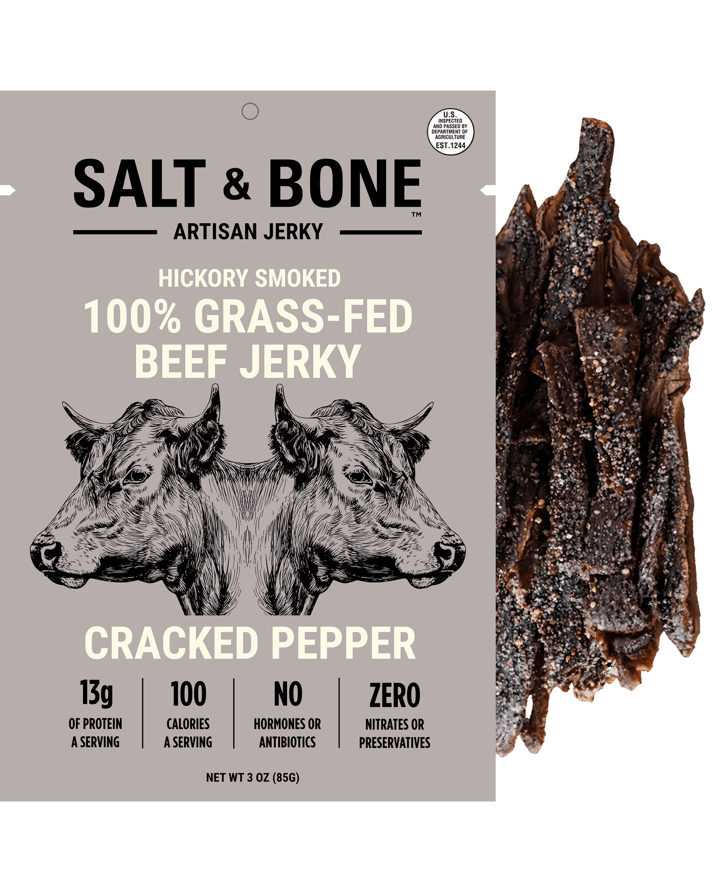 Salt & Bone Grass-Fed Beef Jerky Bundle
